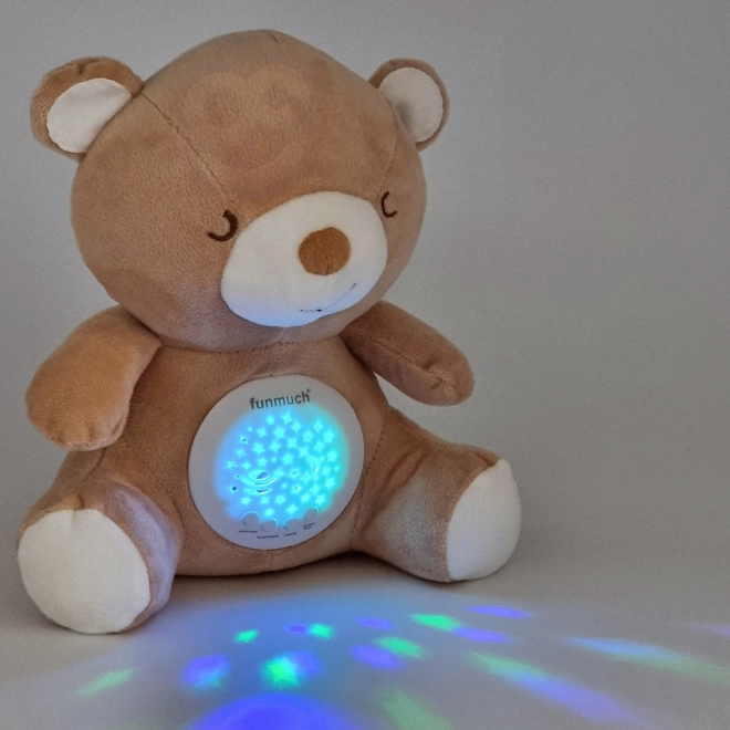 Woopie Baby beruhigender Plüschbär mit Projektor 2-in-1