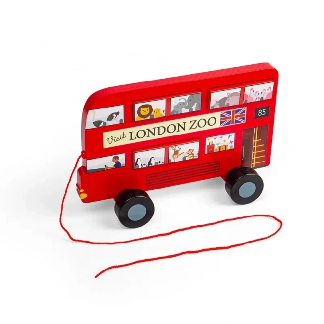 Bigjigs Spielzeug Ziehspielzeug Londoner Bus