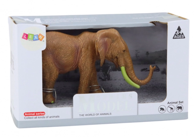 Kollektionsfigur Afrikanischer Elefant Safari Braun