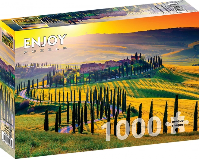 Enjoy Puzzle Sonnenuntergang in der Toskana 1000 Teile