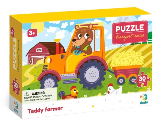 Farmtier-Teddy Puzzle 30 Teile von DODO