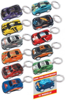 Hot Wheels GT K‑Cars 3D PVC + Metall Schlüsselanhänger