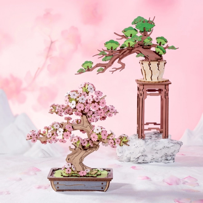 Robotime Holz-3D-Puzzle Bonsai Sakura