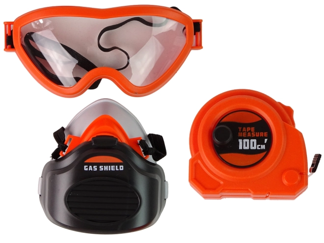 Schutzbrille und Maske