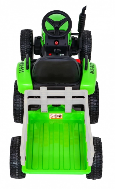 Traktor mit Anhänger BLOW Grün