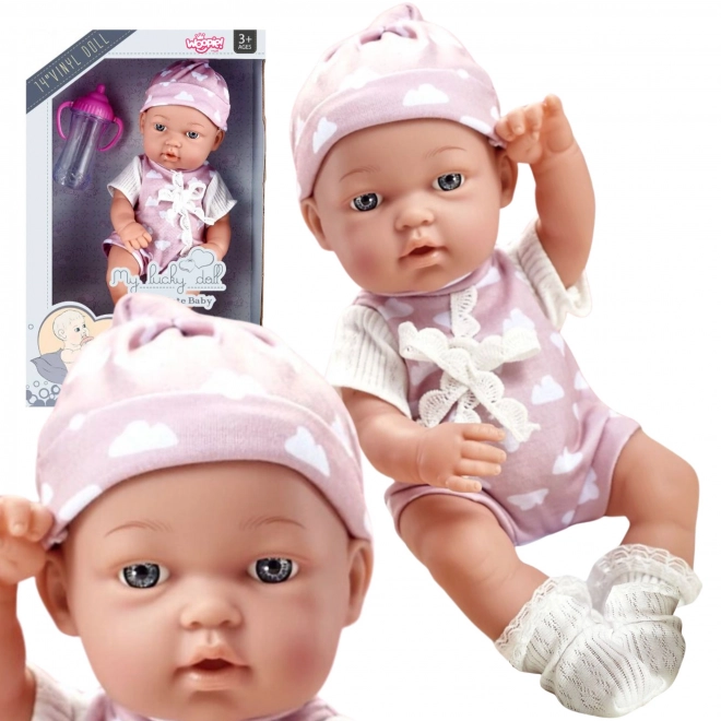Süße Babypuppe mit Outfit 36 cm von Woopie Royal
