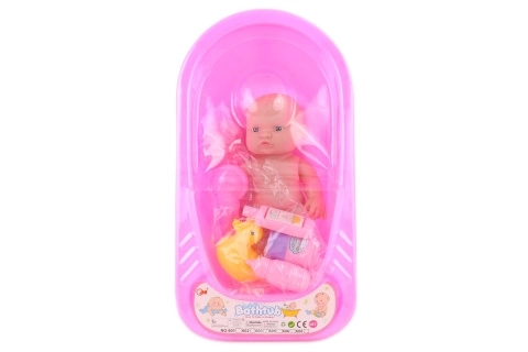 Baby mit Badewanne Spielset