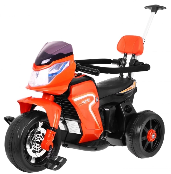 Elektrisches Dreirad 3-in-1 für Kinder Rot mit Schaumstoffgriff und Audio LED