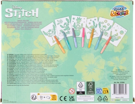 Großes kreatives Malset mit Sprühstiften Stitch