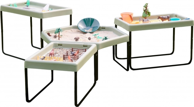 Sechseckiger Tisch für Sand und Wasser MASTERKIDZ