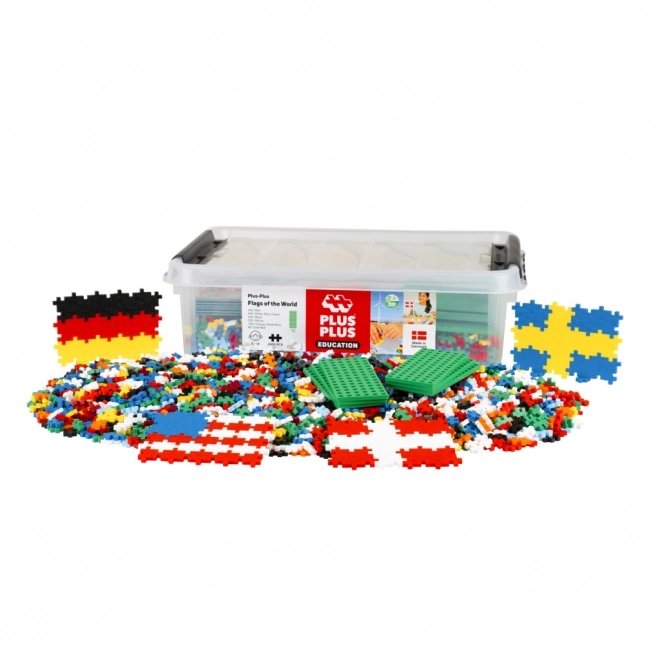 Plus-Plus Konstruktionsbox Flags 2400 Teile