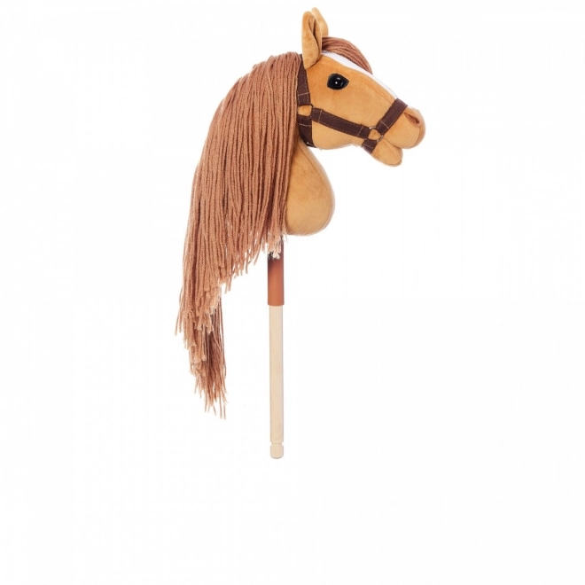 Holzpferd auf Stab Hobby Horse HOPPIHORSE Kastanienbraun