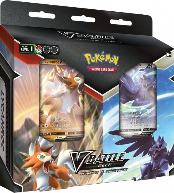 Pokémon V Battle Deck Bundle: Lycanroc vs. Corviknight