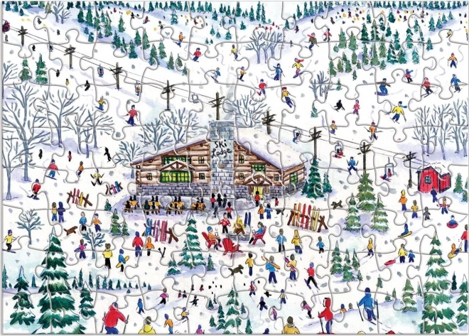 Galison Puzzle Adventskalender: 12 Weihnachtstage Puzzle