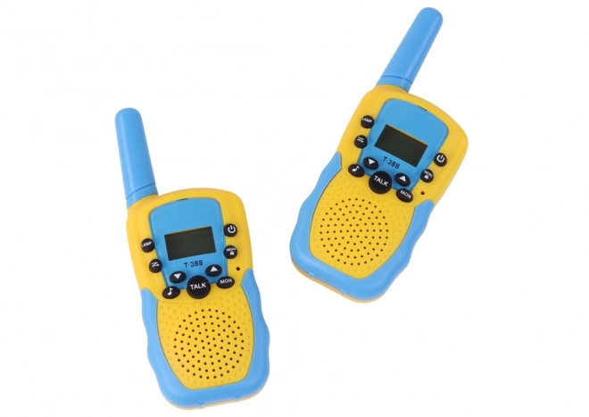 Walkie Talkie Gelb-Blau für Kinder