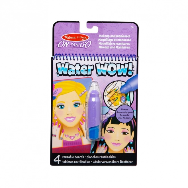 Wasser-Malbuch Make-up und Maniküre WaterWOW