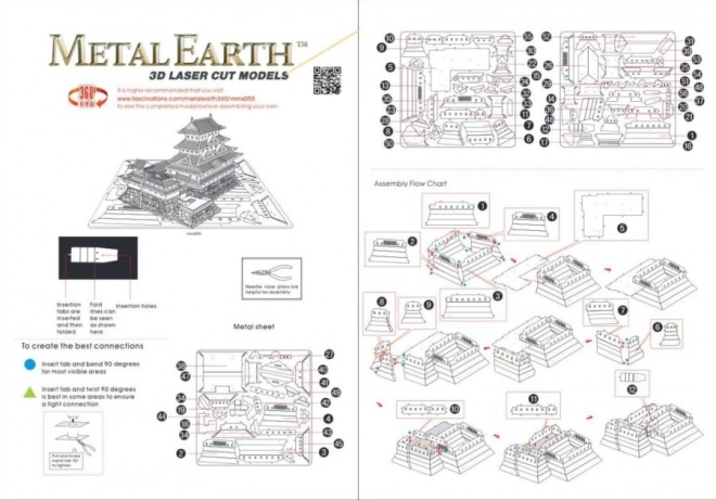 3D Puzzle Schloss Himeji von Metal Earth