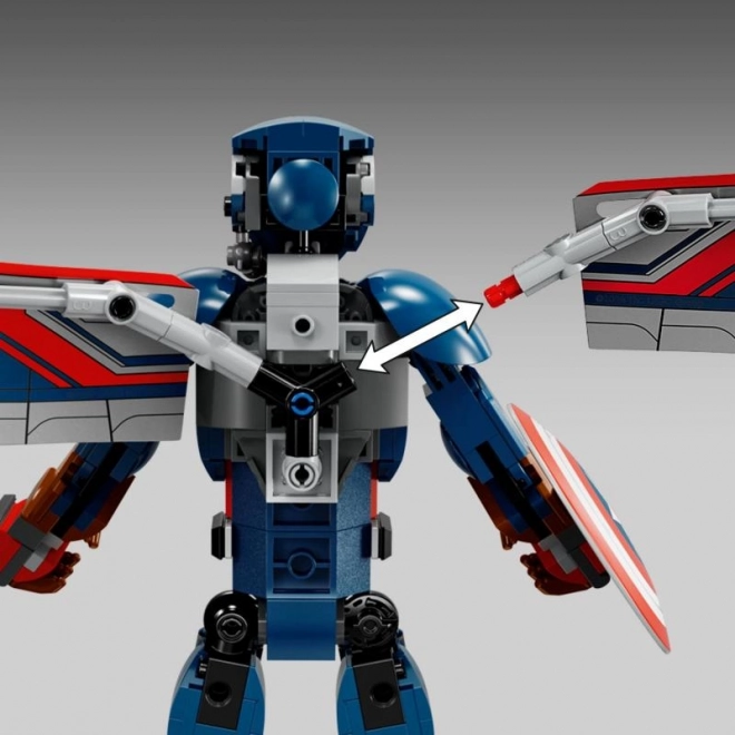 Lego Marvel Flügelfigur von Captain America