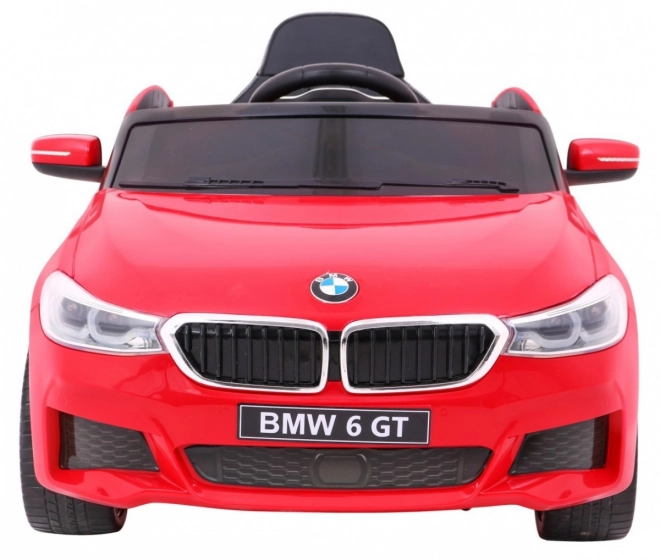 BMW 6 GT Auto mit Batterie rot + Fernsteuerung + langsamer Start + EVA + Gurte + LED MP3