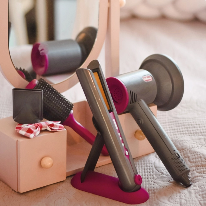 Woopie kleiner Friseursalon Spielset mit Föhn und Glätteisen