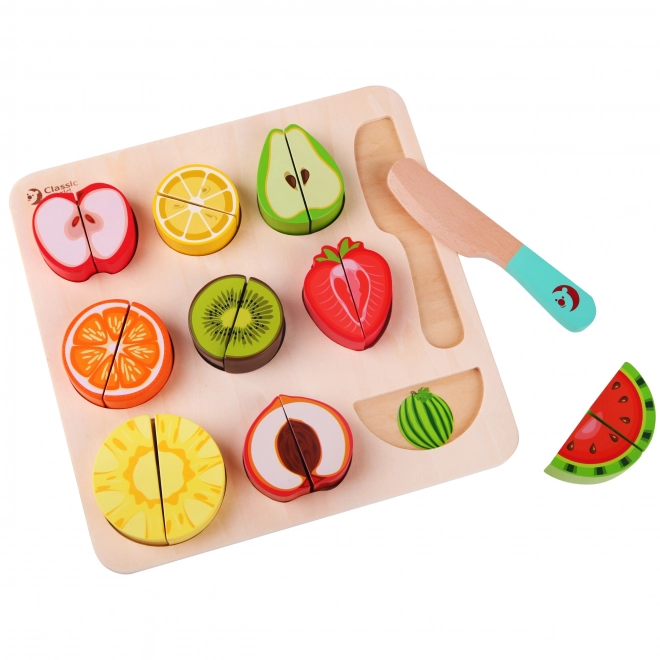 Obst-Schneideset für Kinder von Classic World - Montessori-Set