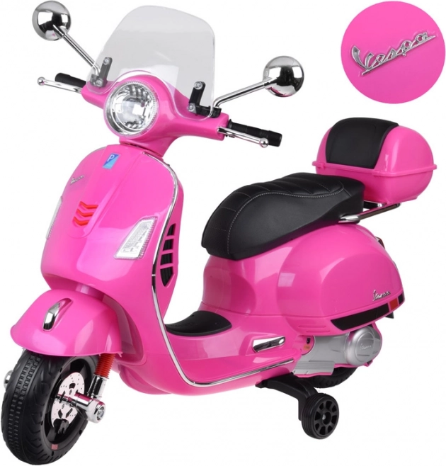 Elektrischer Vespa GTS Super Roller für Kinder – Rosa