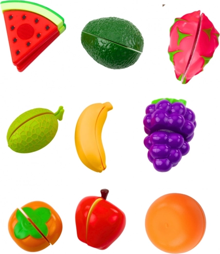 Sicheres und farbenfrohes Obst zum wiederholten „Schneiden“
