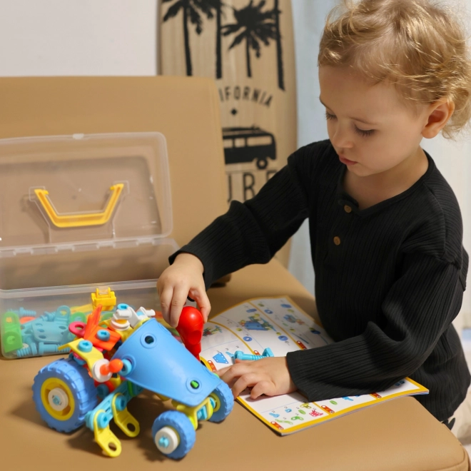 Konstruktionsset Fahrzeuge für Kinder 6v1