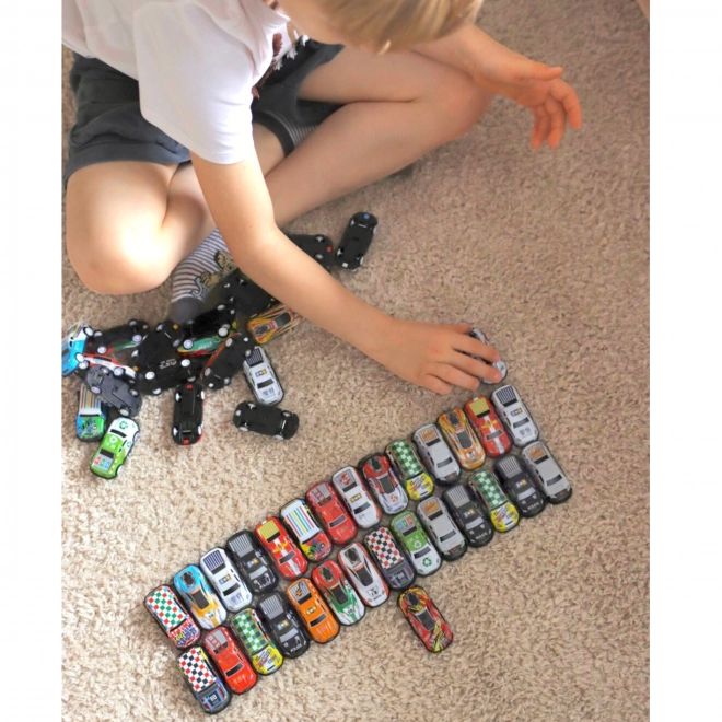 Woopie Set von Rennwagen in einer Box 50 Stk