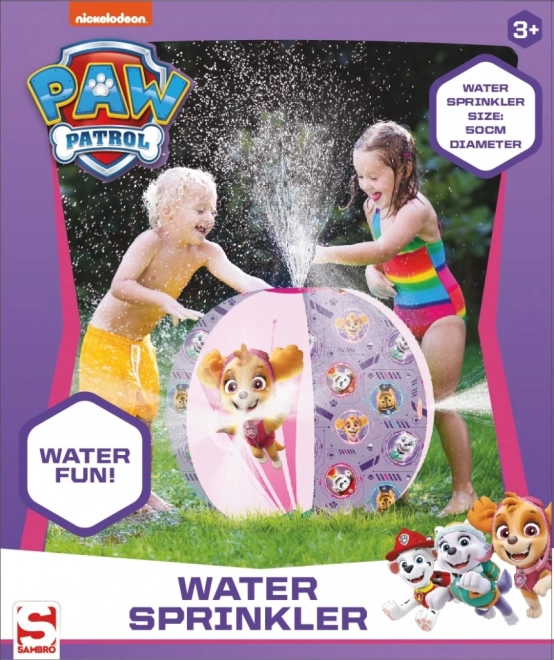 Wasserspritzball 50 cm Paw Patrol Pink