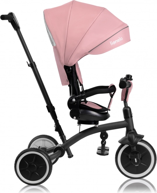 Lionelo Tris Plus 2-in-1 Dreirad in Pink Rose