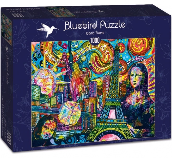 Kultiges Reise-Puzzle 1000 Teile