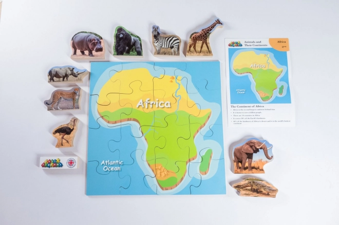 Afrika und seine Tiere - Holzpuzzle von Just Jigsaws