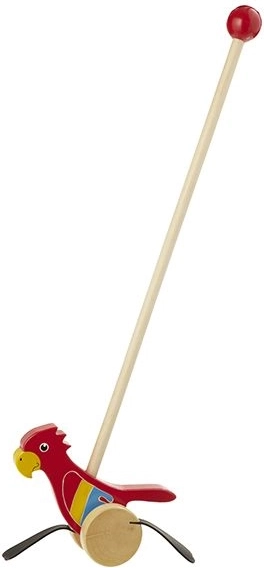Holz-Schiebespielzeug Papagei von Nature Planet