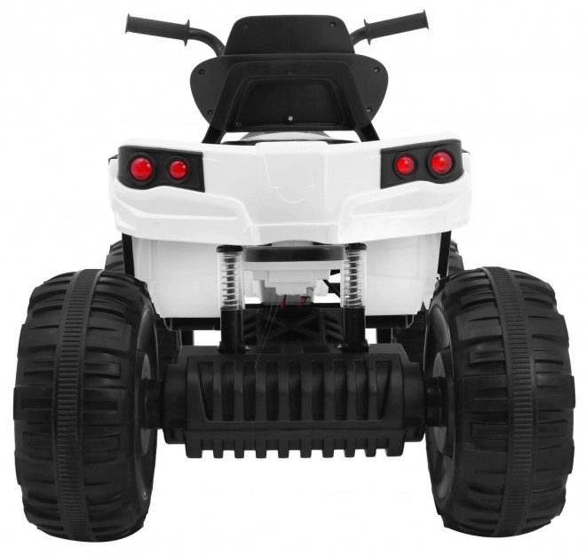 Quad ATV 2,4 GHz auf Batterie für Kinder Weiß + Fernbedienung + EVA Räder + MP3 Radio + Kostenloses Starten