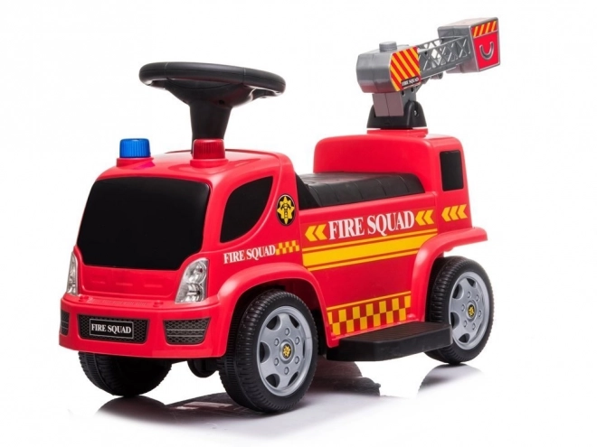 Feuerwehr-Fahrzeug für Kinder mit Leiter und Seifenblasen