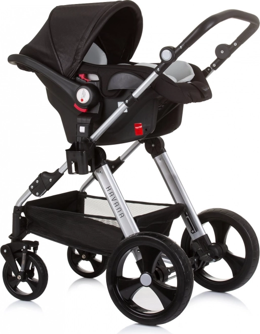 Chipolino Autokindersitz i-Size Havana Obsidian Silber