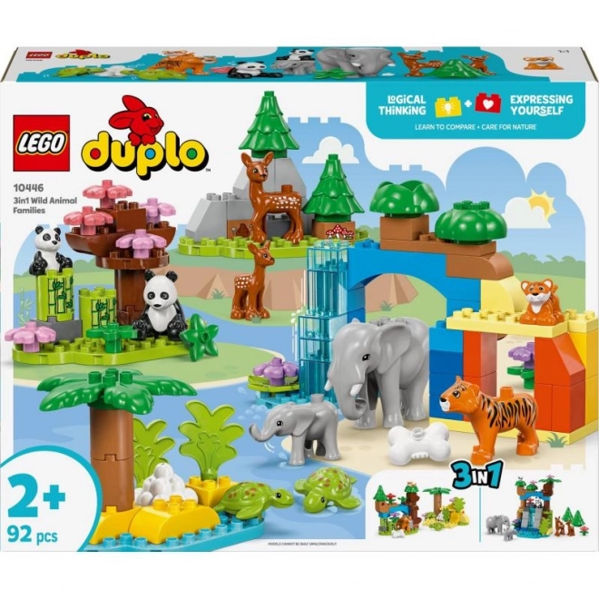 Duplo Familien der Wilden Tiere 3-in-1 Set