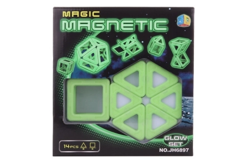 Magnetisches leuchtendes Konstruktionsset