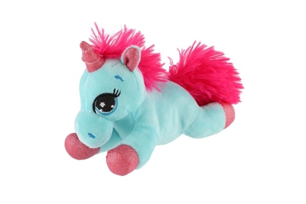 Liegender Plüsch-Einhorn 18 cm