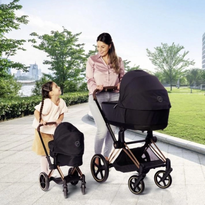 Puppenwagen Cybex 3 in 1 schwarz