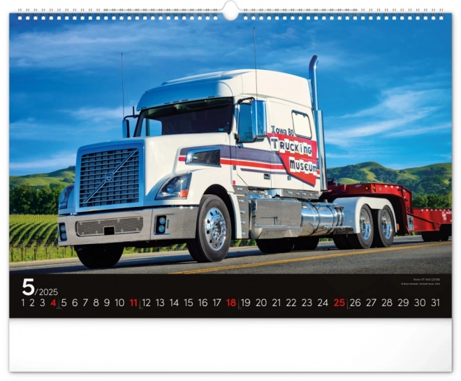 Wandkalender Trucks 2025