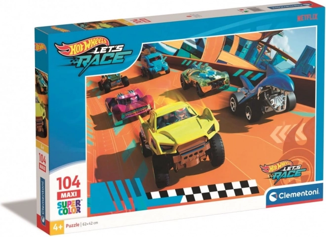 Clementoni Puzzle Hot Wheels Maxi 104 Teile