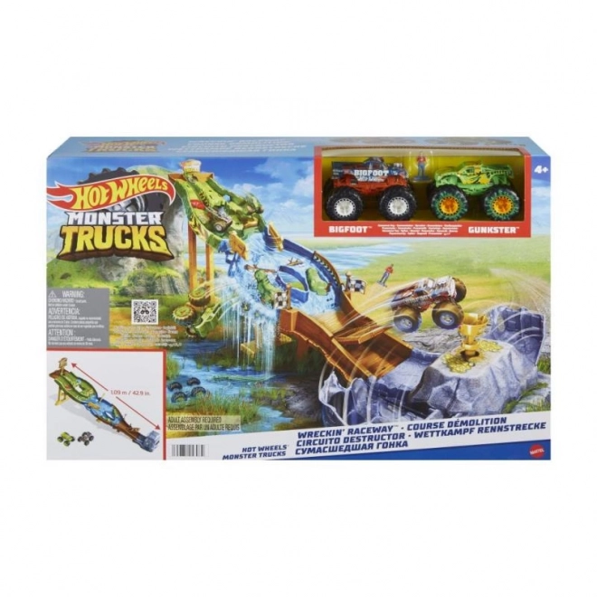 Hot Wheels Monster Trucks Rennbahn Titanen Turnier