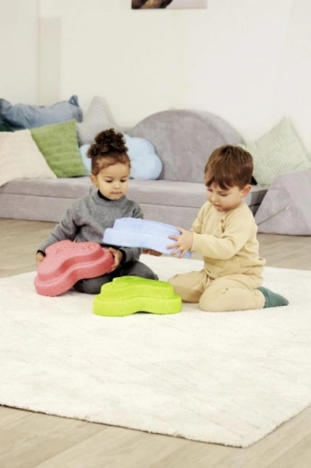 Drei strukturierte Oberflächen für haptisches Spielen