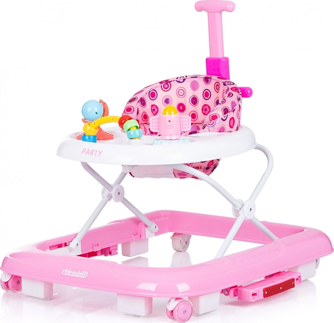 Chipolino Lauflernhilfe Party 4 in 1 Pink