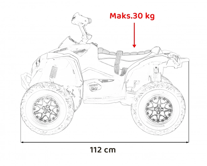 Maverick ATV blau