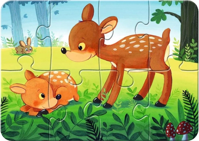 Mein erstes Puzzle Waldtiere 4in1