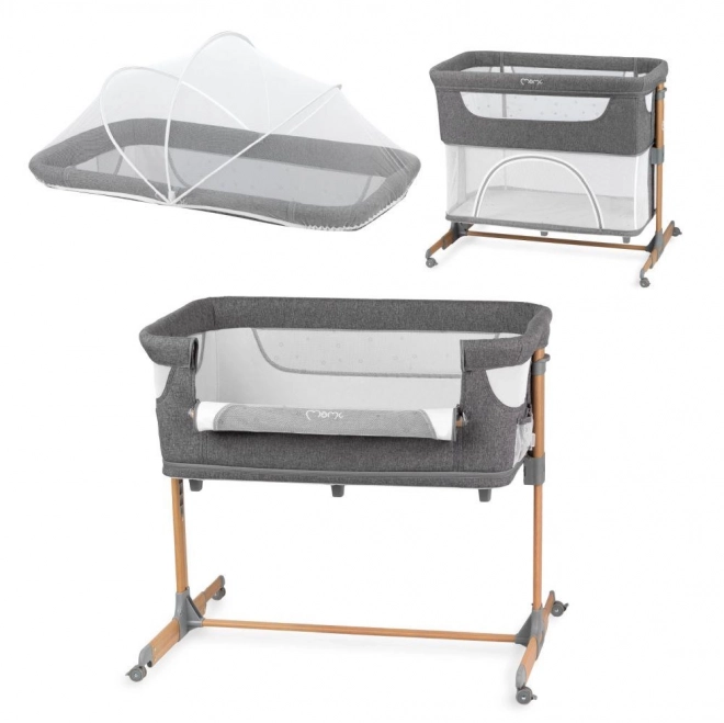 Babybett MoMi SMART BED 3-in-1 Grau