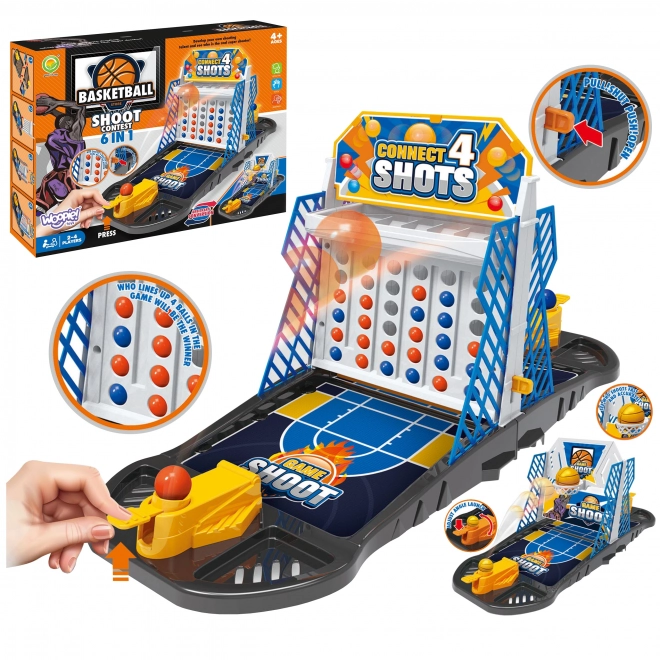 Woopie Geschicklichkeitsspiel Mini Basketball